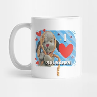 Sooty Sweep I Love Sausages Mug